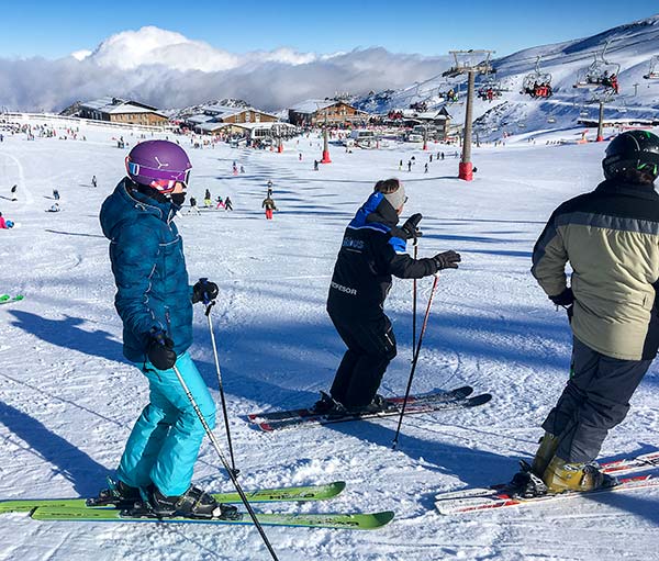 Las mejores clases de esquí en Sierra Nevada