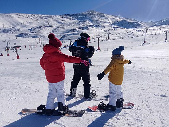 Los mejores rofesores de snow en Sierra Nevada